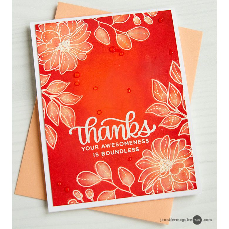 Simon Says Stamp! Simon Says Clear Stamps BIG THANKS WORDS sss101816