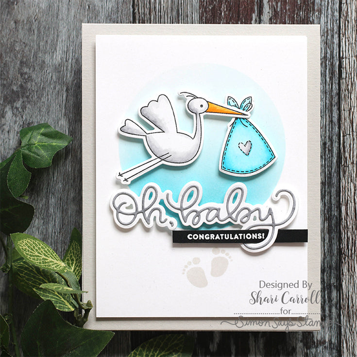 Simon Says Stamp! Simon Says Clear Stamps OH BABY sss101815