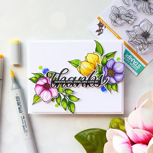 Simon Says Stamp! Simon Says Clear Stamps EVEN MORE Beautiful FLOWERS sss101814
