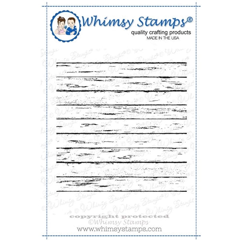 Simon Says Stamp! Whimsy Stamps FARMHOUSE SHIPLAP Background Cling Stamp ddb0004