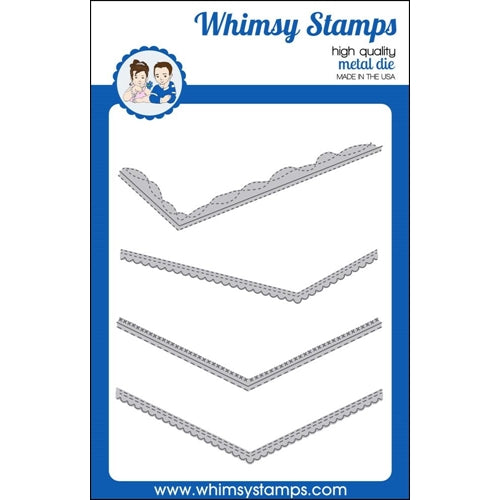 Simon Says Stamp! Whimsy Stamps ENVELOPE EDGER Die Set wsd418