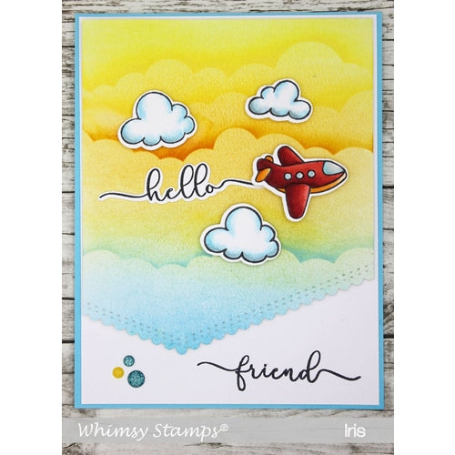 Simon Says Stamp! Whimsy Stamps ENVELOPE EDGER Die Set wsd418