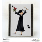 Simon Says Stamp! Stamping Bella Cling Stamps UPTOWN GIRL GRACE THE GRADUATE eb672