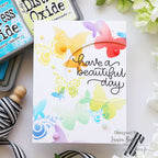 Simon Says Stamp! Simon Says Stamp Stencil BUTTERFLIES ssst121419