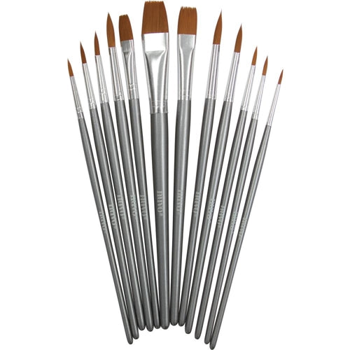 Paint Brush Set, 4 Pack 40 Pcs Paint Brushes for Acrylic Painting, Water  color Paintbrushes for