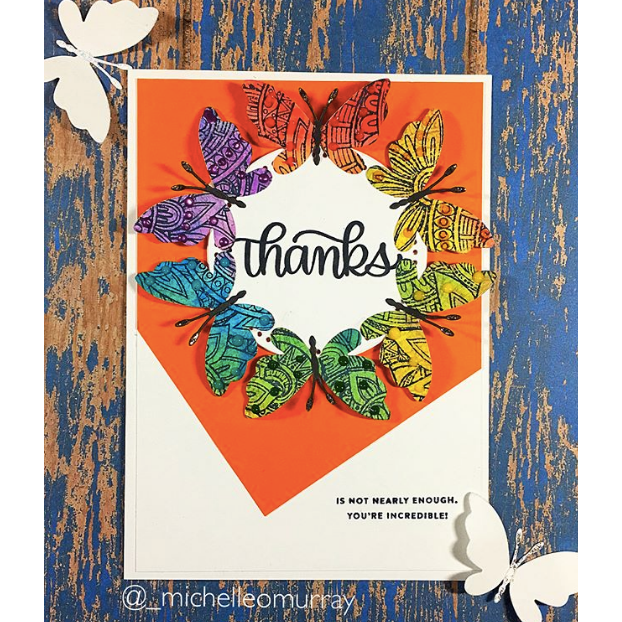 Simon Says Stamp! Simon Says Stamp ADELINE BUTTERFLY Wafer Dies s542