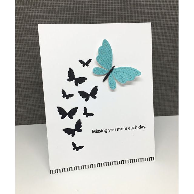 Simon Says Stamp! Simon Says Stamp FLICKERING BUTTERFLIES Wafer Dies s541