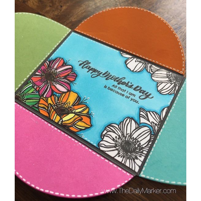 Simon Says Stamp! Simon Says Stamp PETAL ENVELOPE Wafer Die sssd111818 *