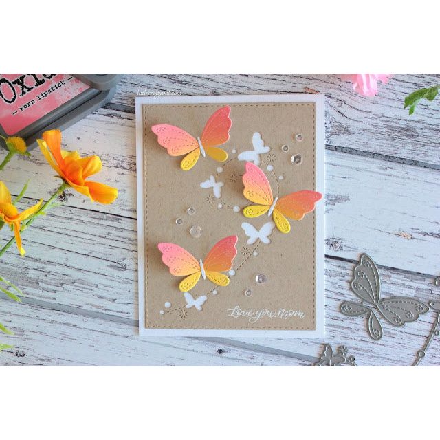 Simon Says Stamp! Simon Says Stamp BUTTERFLY SHIMMER Wafer Dies s547