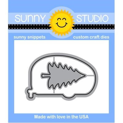 Simon Says Stamp! Sunny Studio HAPPY CAMPER Snippets Die SunnySS 094
