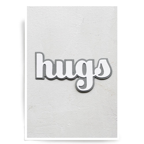Simon Says Stamp! Birch Press Design BIG HUGS SUGAR SCRIPT Craft Dies 57138