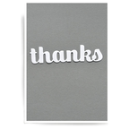 Simon Says Stamp! Birch Press Design THANKS SUGAR SCRIPT Craft Dies 57148