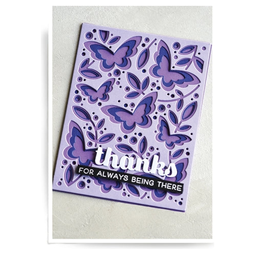 Simon Says Stamp! Birch Press Design THANKS SUGAR SCRIPT Craft Dies 57148