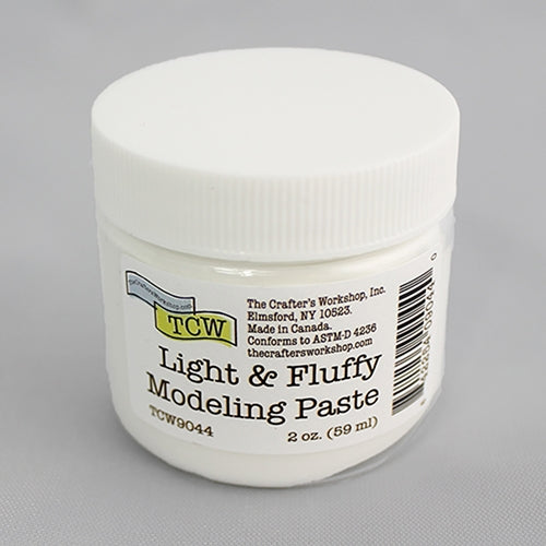 Simon Says Stamp! The Crafter's Workshop LIGHT AND FLUFFY MODELING PASTE 2oz tcw9044