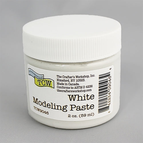 Simon Says Stamp! The Crafter's Workshop WHITE MODELING PASTE 2oz tcw9046