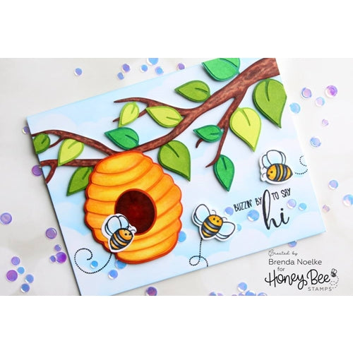 Simon Says Stamp! Honey Bee BRANCH AND LEAVES Dies hbds-bl