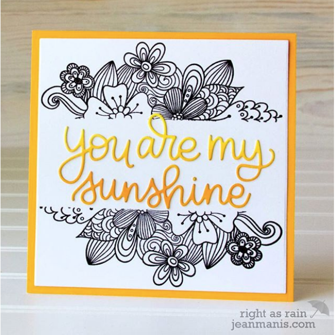Simon Says Stamp! Simon Says Stamp YOU ARE MY SUNSHINE Wafer Dies sssd111834