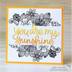 Simon Says Stamp! Simon Says Stamp YOU ARE MY SUNSHINE Wafer Dies sssd111834