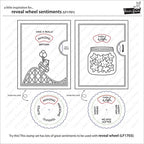 Simon Says Stamp! Lawn Fawn REVEAL WHEEL SENTIMENTS Clear Stamps LF1701