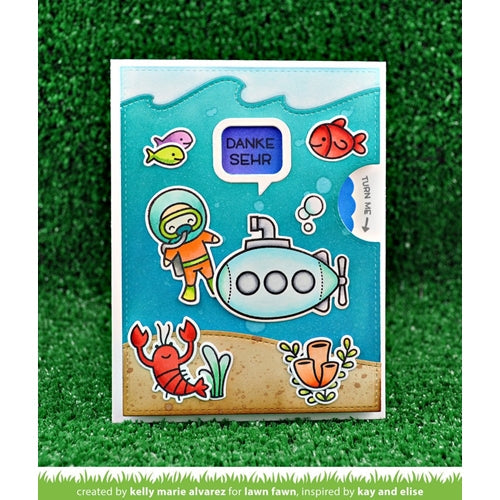 Simon Says Stamp! Lawn Fawn REVEAL WHEEL SENTIMENTS Clear Stamps LF1701