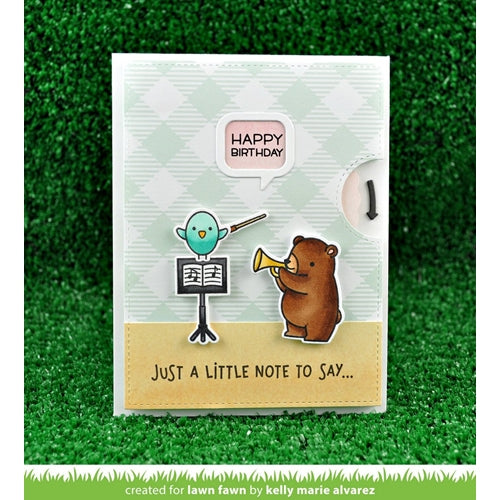 Simon Says Stamp! Lawn Fawn REVEAL WHEEL SPEECH BUBBLE ADD ON Lawn Cuts LF1702