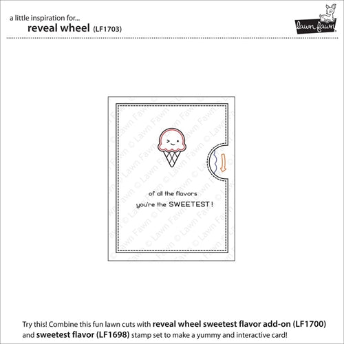 Simon Says Stamp! Lawn Fawn REVEAL WHEEL Die Cuts LF1703