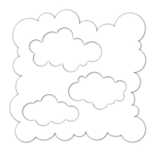 Simon Says Stamp! Simon Says Stamp Stencils CLOUDS FOR DAYS ssst121423