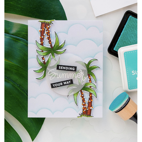 Simon Says Stamp! Simon Says Stamp Stencils CLOUDS FOR DAYS ssst121423 | color-code:ALT2