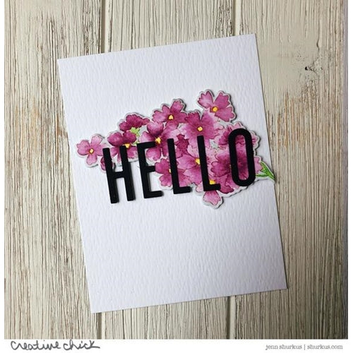 Simon Says Stamp! Altenew FINE ALPHABET Dies ALT2272