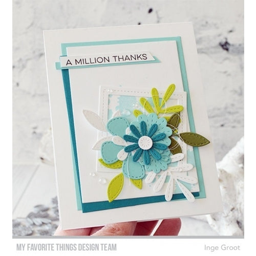 Simon Says Stamp! My Favorite Things STITCHED BLOOMS Die-Namics mft1301