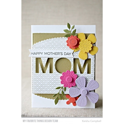 Simon Says Stamp! My Favorite Things STITCHED BLOOMS Die-Namics mft1301