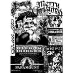 Simon Says Stamp! Tim Holtz Cling Rubber ATC Stamp FIRST CHRISTMAS COM026