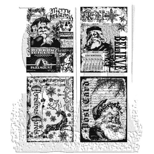 Simon Says Stamp! Tim Holtz Cling Rubber Stamps HOLIDAY COLLECTIONS CMS051
