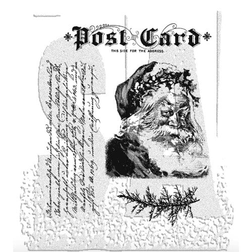 Simon Says Stamp! Tim Holtz Cling Rubber Stamps LETTER TO SANTA Christmas CMS053