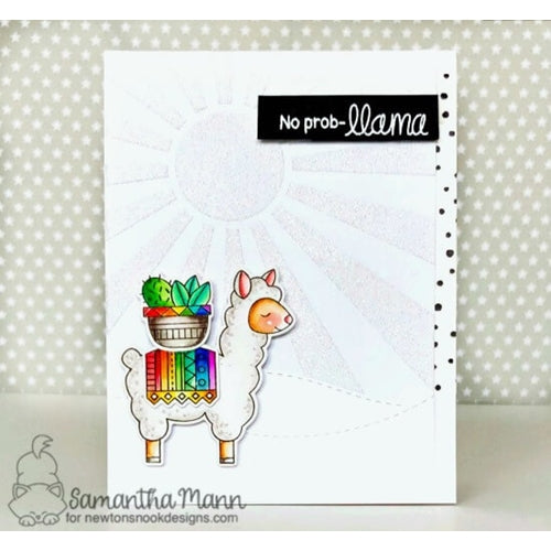 Simon Says Stamp! Newton's Nook Designs SUNSCAPE Stencil NN1806T02