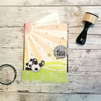 Simon Says Stamp! Newton's Nook Designs SUNSCAPE Stencil NN1806T02