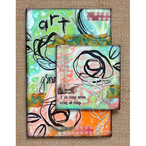 Simon Says Stamp! Dina Wakley Ranger POURING MEDIUM AND CELL CREATOR SET Media mda63285*