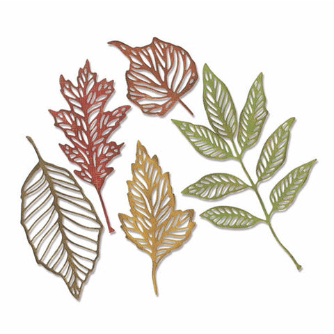 Tim Holtz Sizzix SKELETON LEAVES Thinlits Die Set 663094