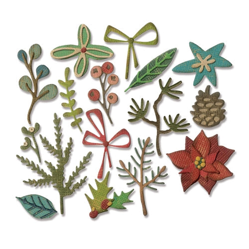 Simon Says Stamp! Tim Holtz Sizzix FUNKY FESTIVE Thinlits Die 663101
