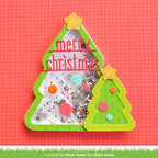 Simon Says Stamp! Lawn Fawn STITCHED CHRISTMAS TREE FRAMES Die Cuts LF1798