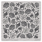Simon Says Stamp! Newton's Nook Designs SEASHELLS Stencil NN1807T02