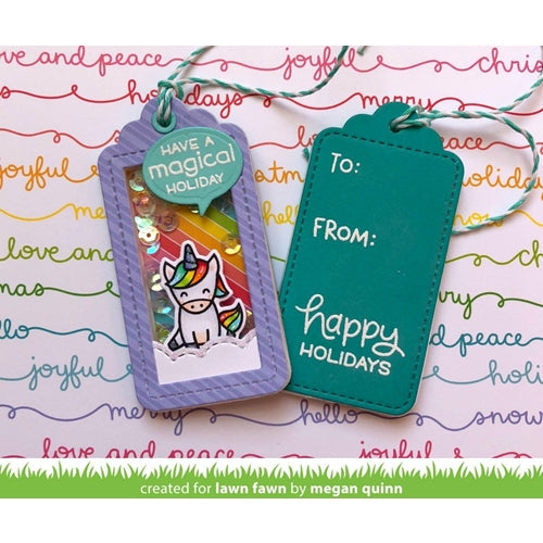 Simon Says Stamp! Lawn Fawn SAY WHAT CHRISTMAS CRITTERS Clear Stamps LF1778