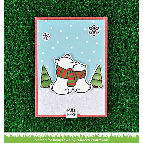 Simon Says Stamp! Lawn Fawn WINTER SKIES Clear Stamps LF1763