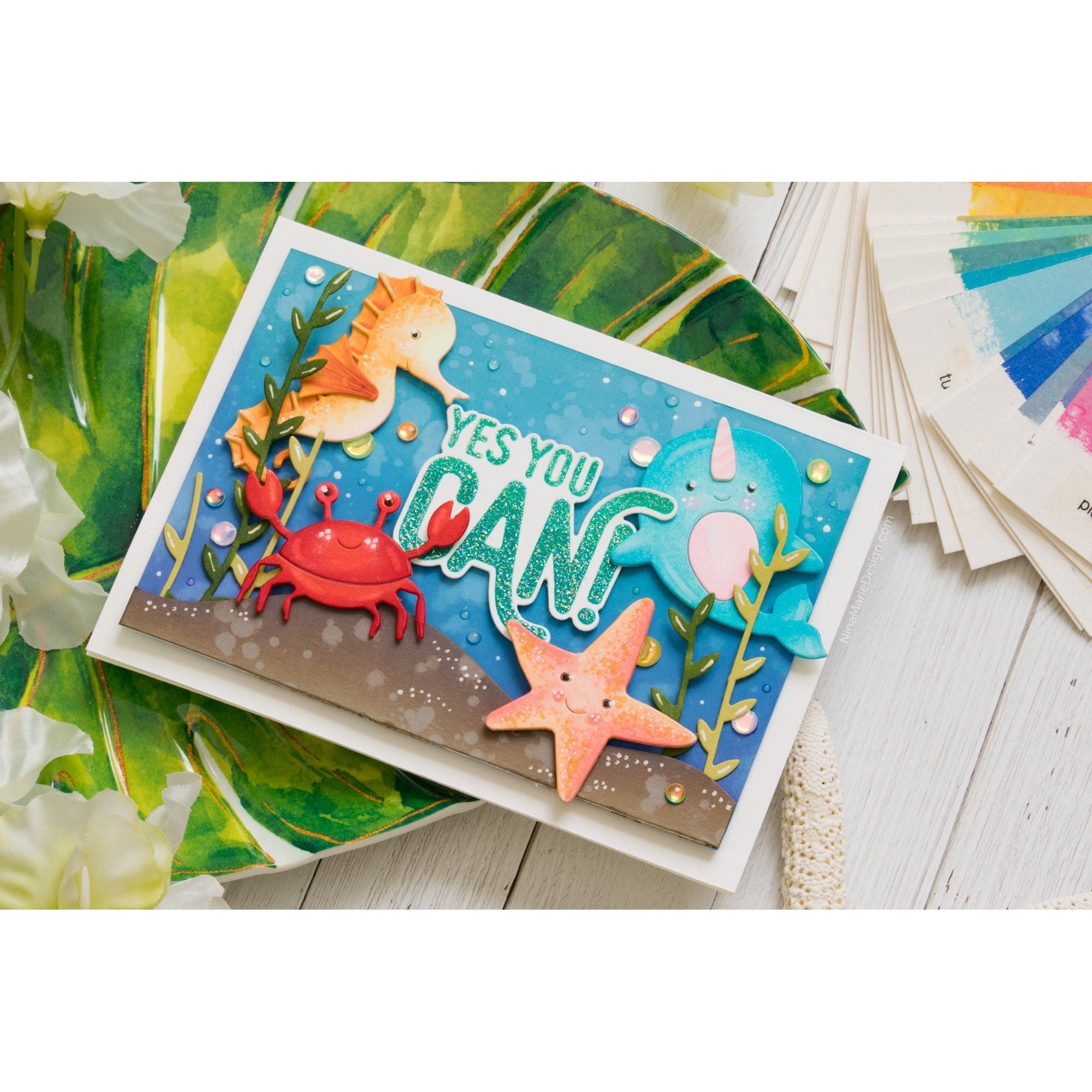 Simon Says Stamp! Simon Says Stamp PICTURE BOOK SEAHORSE Wafer Dies s599