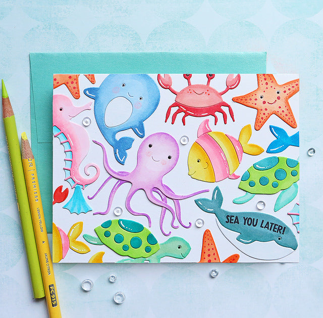Simon Says Stamp! Simon Says Stamp PICTURE BOOK SEAHORSE Wafer Dies s599