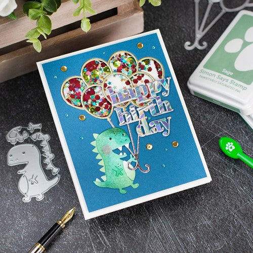 Simon Says Stamp! Simon Says Stamp PICTURE BOOK T-REX Wafer Dies s598 | color-code:ALT00