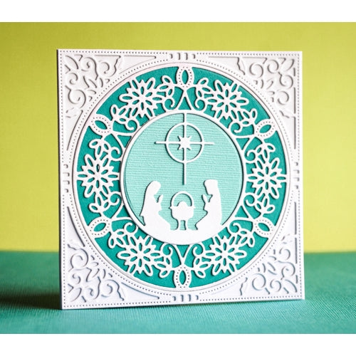 Simon Says Stamp! Memory Box NATIVITY CIRCLE Craft Die 94035