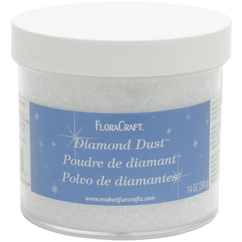 Simon Says Stamp! FloraCraft DIAMOND DUST Iridescent Glitter Large 14 Ounce Jar