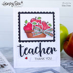 Simon Says Stamp! Honey Bee SCALLOP A2 CARD FRAMES Dies hbds-sa2
