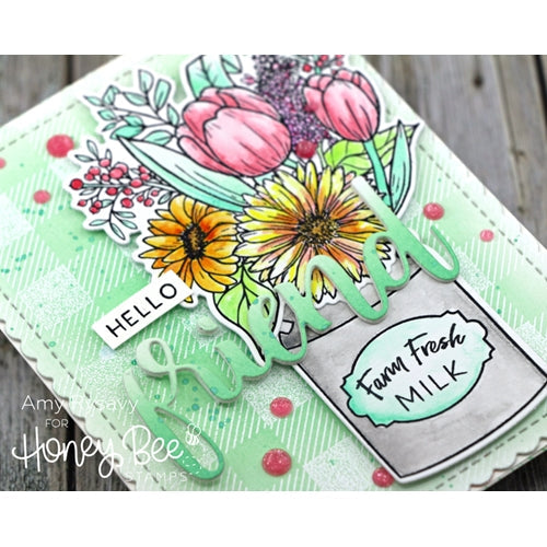Simon Says Stamp! Honey Bee SCALLOP A2 CARD FRAMES Dies hbds-sa2 | color-code:ALT4
